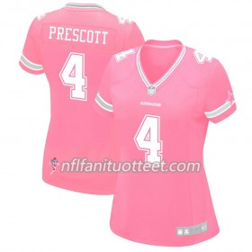 Nainen Dallas Cowboys NFL Pelipaita Dak Prescott 4 Nike Pinkki